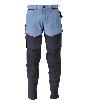 Hose mit Knietaschen, ULTIMATE STRETCH Hose Größe 76C58, steinblau/schwarzblau Produktbild img1 S