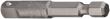 HAZET Adapter 2238-1 ∙ 1/4 Zoll (6,3 mm) Sechskant massiv ∙ 1/4 Zoll (6,3 mm) Vierkant massiv ∙ Länge: 50 mm Produktbild img2 S