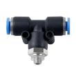 Aircraft Push-in-Stecker M5 AG x 4 mm, T-Stück, 15 bar Produktbild img1 S