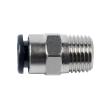 Aircraft Push-in-Stecker 1/4" AG x 8 mm, gerade, 16 bar Produktbild img1 S