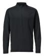 T-Shirt, Langarm, kurzem Reißverschluss T-shirt Größe XS, schwarz Produktbild img1 S