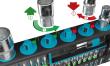 HAZET SmartHolder Werkzeug Halter 2300SH-1 ∙ 1/4 Zoll (6,3 mm) Sechskant massiv, 1/4 Zoll (6,3 mm) Vierkant hohl ∙ Schlitz Profil, Kreuzschlitz Profil PH, Pozidriv Profil PZ, Innen Sechskant Profil, Innen TORX® Profil, Außen Sechskant-Tractionsprofil ∙ 39-teili Produktbild img2 S