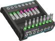 HAZET SmartHolder mit 16 Bits ∙ kurz 2304SH-3 ∙ 1/4 Zoll (6,3 mm) Sechskant massiv ∙ Innen TORX® Profil, Tamper Resistant TORX® Profil ∙ 16-teilig ∙ T6 – T40 ∙ T10H – T30H Produktbild img1 S