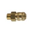 RIEGLER Schnellverschlusskupplung NW 5 »connect line«, MS blank, G 3/8 AG Produktbild img1 S
