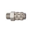 RIEGLER Schnellverschlusskupplung NW 5, Messing vernickelt, G 3/8 AG Produktbild