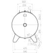 Aircraft Druckluftbehälter ACDB 500/15 H verzinkt Produktbild img4 S