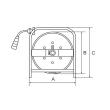 RIEGLER Schlauchaufroller, mobiler Einsatz, PU-Schl. ø 12x8, G 3/8, 50 m Produktbild img2 S