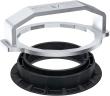 HAZET Federbein-Befestigungsmutter Werkzeug 2710-105 ∙ 1/2 Zoll (12,5 mm) Vierkant hohl ∙ Außen 16-kant Profil ∙ SW 106 mm Produktbild img4 S