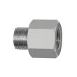 Gewindeadapter Aluminium, AG 1/2 - 27 UNS, IG M12x1,25, SW 17 Produktbild