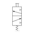 RIEGLER 3/2-Wegeventil, mechanisch betätigt, »M3«, Stössel, NC, G 1/4 Produktbild img2 S