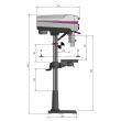Optimum Säulenbohrmaschine OPTIdrill DP 26-F (400 V) Set Produktbild img8 S