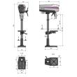 Optimum Säulenbohrmaschine OPTIdrill DP 33BV Produktbild img4 S