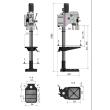 Optimum Säulenbohrmaschine OPTIdrill DH 28GSV Produktbild img4 S