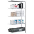 Anbauregal MULTIplus150, 2000 x 1000 x 300 mm (HxBxT), RAL 7035 lichtgrau, 5 Fachböden Produktbild img1 S