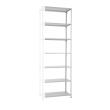 Anbauregal Fachbodenregal Schraubsystem MULTIplus150 3000 x 1000 x 300 mm RAL 7035 lichtgrau 7 Fachböden Produktbild img4 S