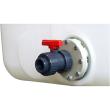EWU Aqua PVC-Kugelhahn IG/AG 1 1/2" mit Flansch Produktbild img1 S