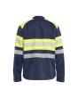 Multinorm Hemd Marineblau/ High Vis Gelb 4XL Produktbild img2 S
