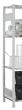 Schulte MULTIplus T-Profil-Rahmen 2000x600 mm, RAL 7035 lichtgrau, 2 Tiefenriegel, unmontiert Produktbild img1 S