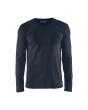 Langarm T-Shirt Dunkel Marineblau XL Produktbild img1 S
