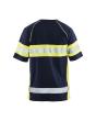 UV T-Shirt High Vis Marineblau/ High Vis Gelb XL Produktbild img2 S