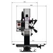 Optimum Bohr-Fräsmaschine OPTImill MH 15V Produktbild img4 S