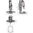 Bohr-Fräsmaschine Optimum OPTImill MH 50G Produktbild img6 S