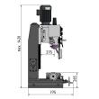 Bohr-Fräsmaschine Optimum OPTImill MB 4D Produktbild img8 S