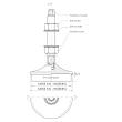 Optimum Vibrationsdämpfer-Maschinenfuß SE 55 Produktbild img2 S
