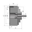 Optimum Vierbacken-Drehfutter Ø 80 mm einzelspannend Produktbild img2 S