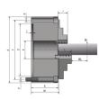 Vierbacken-Drehfutter Guss Optimum BISON Ø 250 mm DIN 6350 A2-5 Produktbild img2 S