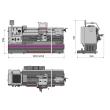 Optimum Leit- und Zugspindeldrehmaschine OPTIturn TH 6620D Produktbild img5 S
