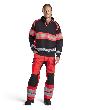 High Vis Sweater Schwarz/High Vis Rot XL Produktbild img3 S