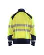 High Vis Sweatshirt mit Reißverschluss High Vis Gelb/Marineblau XS Produktbild img2 S