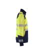 High Vis Sweatshirt mit Reißverschluss High Vis Gelb/Marineblau XS Produktbild img3 S