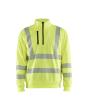 Blakläder High Vis Sweatshirt Half-Zip Produktbild img1 S