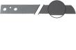 Fein Sägeblatt, Länge 530 mm, Zahnabstand 2,1 mm, Dicke 1,5 mm Produktbild