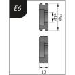 Metallkraft Biegerollensatz Typ E6, Ø 53 x 19 x 18 mm Produktbild