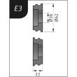 Metallkraft Biegerollensatz Typ E3, Ø 62 x 26 x 22 mm Produktbild