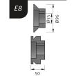 Metallkraft Biegerollensatz Typ E8, Ø 96 x 55 x 50 mm Produktbild