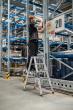 MUNK Stufen-Stehleiter beidseitig begehbar mit clip-step 2x3 Stufen Produktbild img2 S