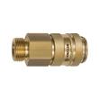 RIEGLER Schnellverschlusskupplung NW 19, Messing blank, G 1 1/4 AG Produktbild img1 S