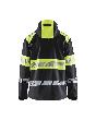 High Vis Softshell Jacke Schwarz/Gelb 4XL Produktbild img2 S