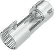 HAZET Einspritzleitungsschlüssel 4550-14A ∙ 3/8 Zoll (10 mm) Vierkant hohl ∙ Außen Doppelsechskant Profil ∙ SW 14 mm Produktbild img1 S