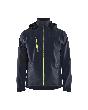 Softshell Jacke Dunkel Marineblau/High Vis Gelb XXXL Produktbild img1 S