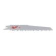 Milwaukee 150 x 4,2 mm (6 TPI), unlackiert Säbelsägeblatt Holz - ideal für gerade, schnelle Schnitte in Nassholz Produktbild img1 S