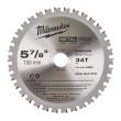 Milwaukee 150/20 mm Z34 Kreissägeblatt für Metall-Handkreissägen Produktbild img1 S