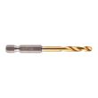 Milwaukee 4,5 x 76 mm SHOCKWAVE Metallbohrer HSS-G RED HEX Titan 1/4" Produktbild