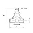 RIEGLER 3/2-Wegeventil, pneumatisch  NC, Schlauch-Schlauch, für Schlauch-Ø 6 Produktbild img2 S
