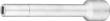 HAZET Verlängerung 4910-58 ∙ 1/2 Zoll (12,5 mm) Vierkant hohl ∙ Zapfenprofil hohl ∙ SW für Zapfenprofil 5 x 8 mm Produktbild img1 S