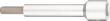 HAZET Verlängerung 4910-8 ∙ 1/2 Zoll (12,5 mm) Vierkant hohl ∙ Innen Sechskant Profil ∙ SW 8 mm Produktbild img1 S